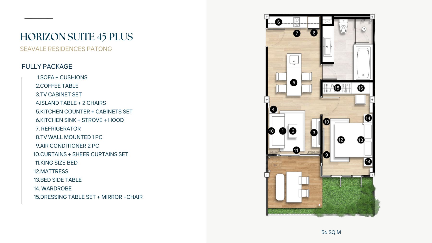 Horizon Suite 45 Plus — SEAVALE Residences Patong