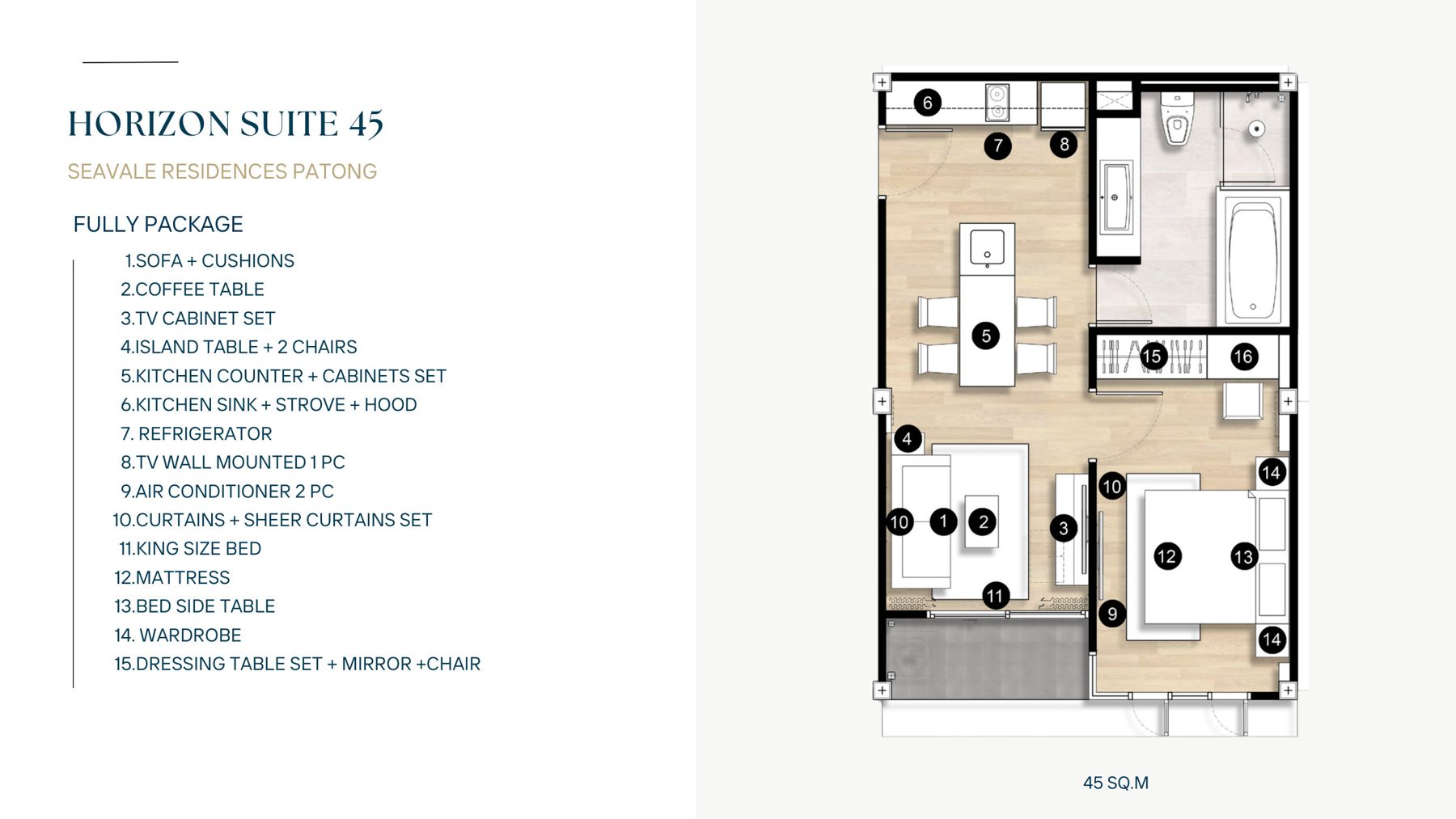 Horizon Suite 45 — SEAVALE Residences Patong